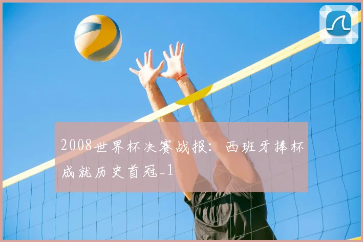 2008世界杯决赛战报:西班牙捧杯成就历史首冠_1
